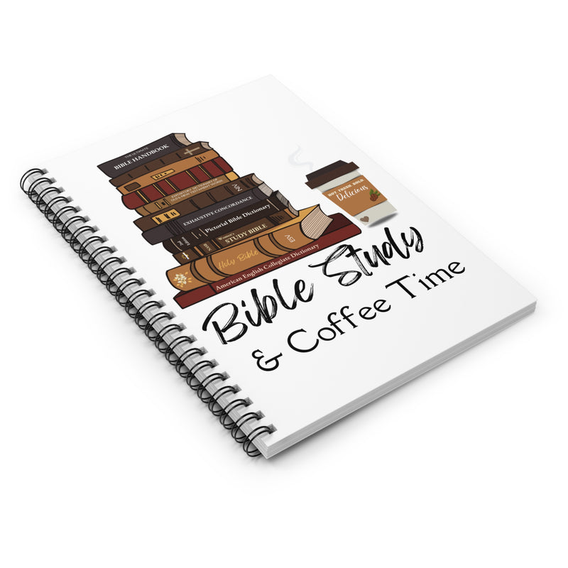 Bible Study and Coffee Time Notebook - Hot Coffee