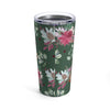 Equipped Stainless Steel 20oz Tumbler – Green Watercolor Florals