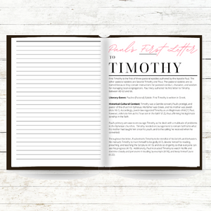 World English Bible (WEB) Scripture Journal - 1 and 2 Timothy