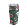 Equipped Stainless Steel 20oz Tumbler – Green Watercolor Florals