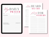 2024 Digital Prayer Journal | Printable Prayer Journal | 2024 Hyperlinked Digital Prayer Journal for GoodNotes & Notability