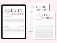 2024 Digital Prayer Journal | Printable Prayer Journal | 2024 Hyperlinked Digital Prayer Journal for GoodNotes & Notability