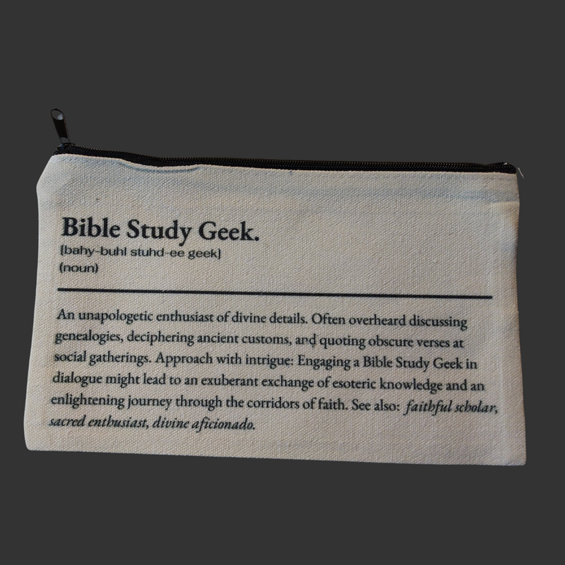 Bible Study Tutor Definition Pencil Pouches