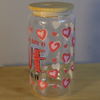 Let Everything Be Done in Love Gnome Lady Libbey Glass Cup