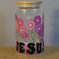 Love Like Jesus - Libbey Glass Cup Retro Design