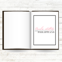 World English Bible (WEB) Scripture Journal - Philippians