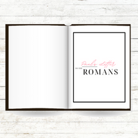 World English Bible (WEB) Scripture Journal - Romans