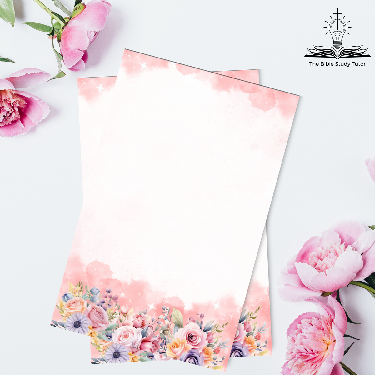 Dreamy Florals Notepad - Roses