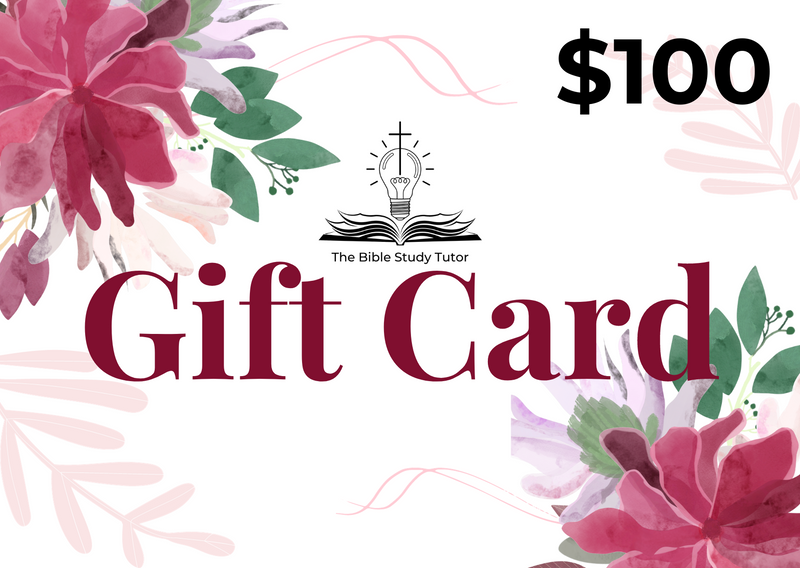 The Bible Study Tutor Gift Card