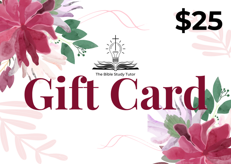 The Bible Study Tutor Gift Card