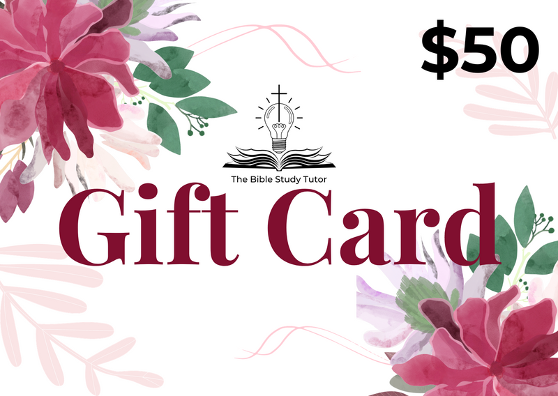 The Bible Study Tutor Gift Card